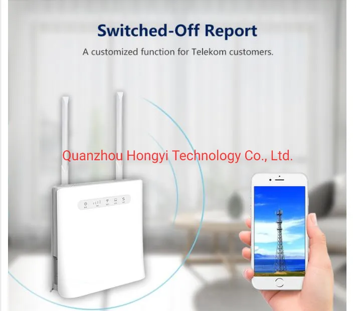 Model B3/B7/B20/B31/B40 4G WiFi Router with 4G Cat4 LTE Modem Support LTE-FDD LTE-Tdd Band with 2.4GHz WiFi and Single Wan / LAN Port