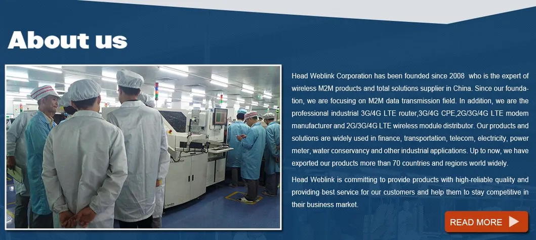 Multi LAN Ports Enterprise Application with Dual SIM Card Slots Router 4G Lte Industrial Router