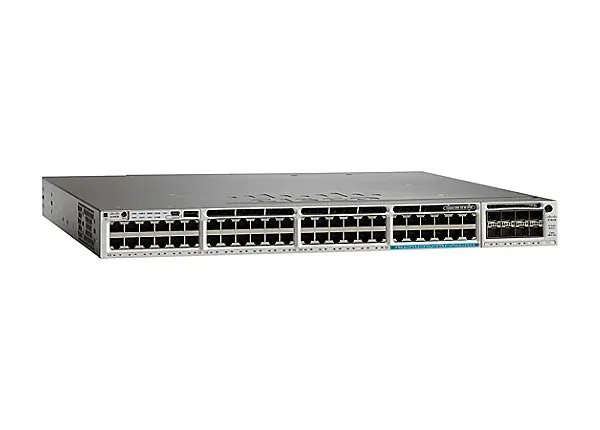 New Original CISCO Catalyst 3850 Series 48 Port (12 mGig+36 Gig) PoE Services Network Switch WS-C3850-12X48U-E