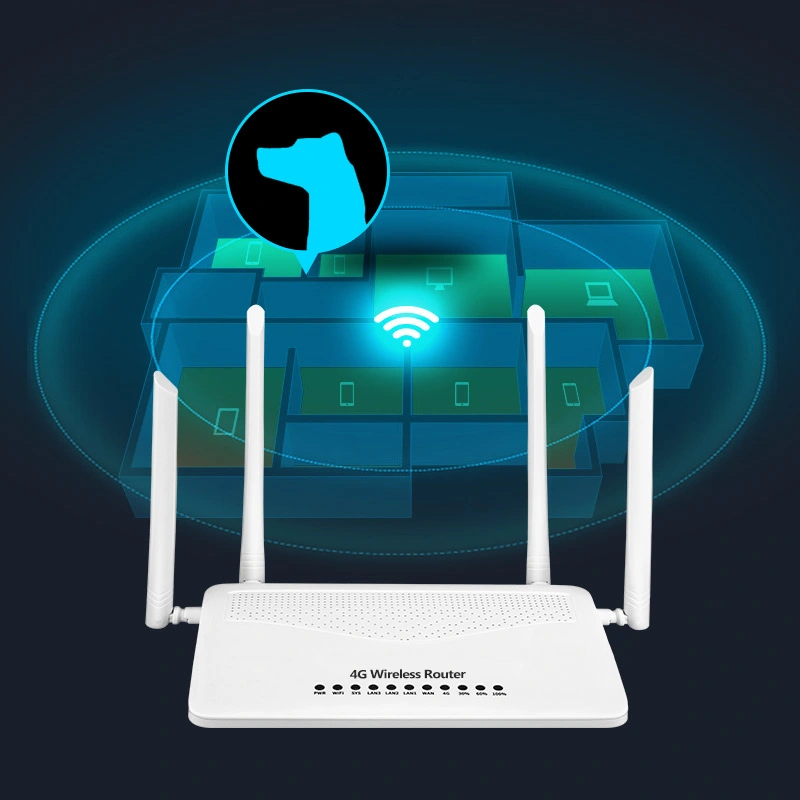 OEM Best Home 200m WiFi Range 300Mbps Hotspot VPN Mobile GSM CDMA 3G SIM 4G Lte Wireless Router