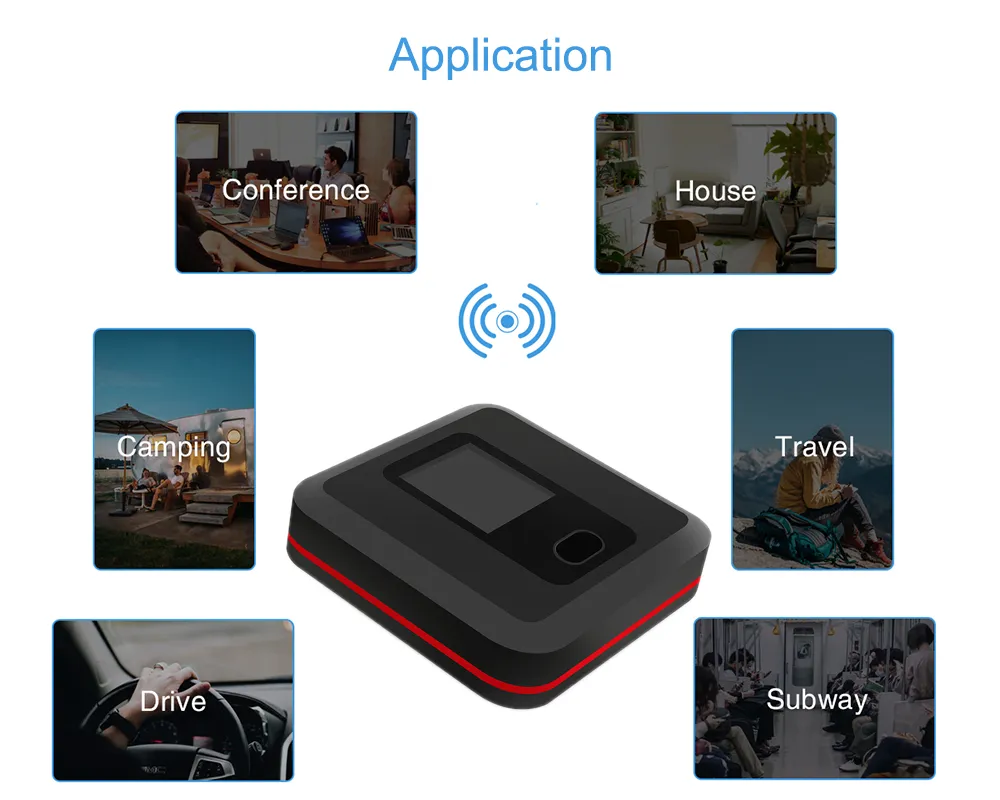 OEM&ODM Universal Portable Pocket Hotspot Esim Wireless Mifi with Qualcomm Mdm 9240 Chipset 4G 5g Mobile WiFi Router