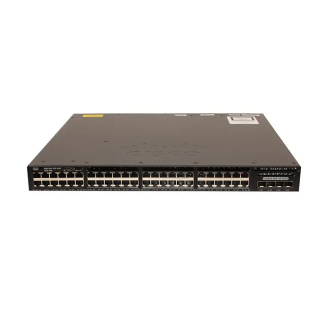 Original New Cisco POE Switch 3650 Gigabit Ethernet Network Switch 48 Ports WS-C3650-48PS-S