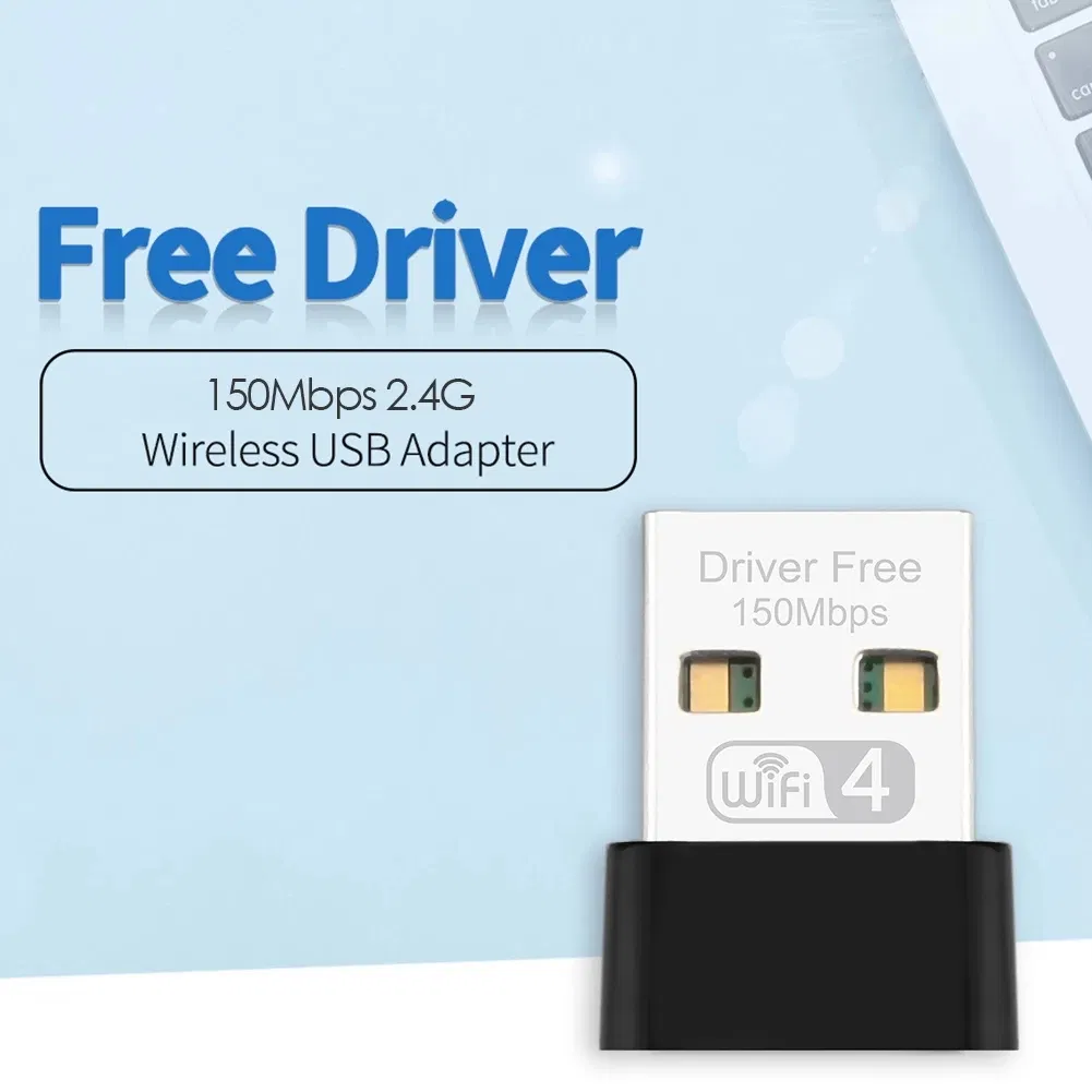 PC Wireless Network Card Adapter Wi-Fi Receiver 150Mbps 2.4GHz USB WiFi Adapter