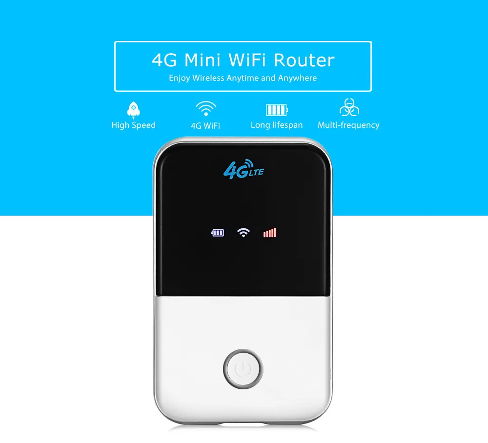 Popular 3G/ 4G Cat3 Wireless Router Car Mobile WiFi Hotspot Broadband with SIM Card Slot
