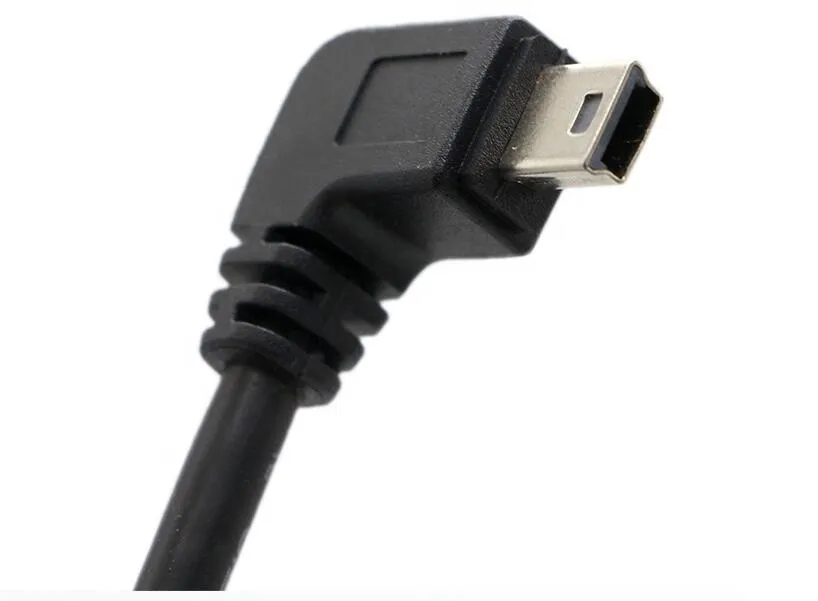 Right Angle 90 Degree Mini USB 5 Pin B Male to USB a Male Cable 1m 1.5m 1.8m 3m 5m