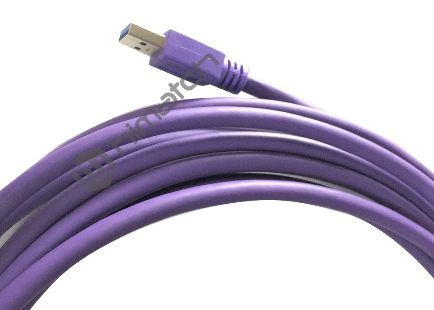 Super Speed 5gbps USB3 a to Micro B Right Angle Cable with Recessed Screws for Moving System