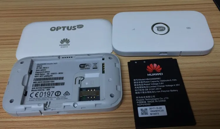 Support SIM Card 4G Huawei E5573 Portalbe Mifi Router