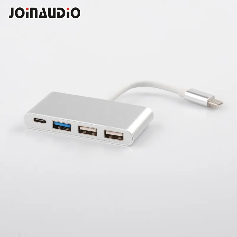 Type C to 3 Port Hub USB 3.0 Pd Charging Adapter (9.5020)