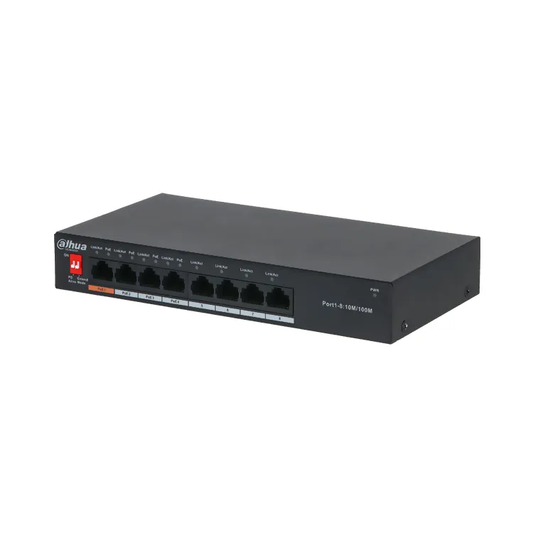 Unmanaged Desktop 8 Port Network Switch, 4 Port Poe Switch Pfs3008-8et-60