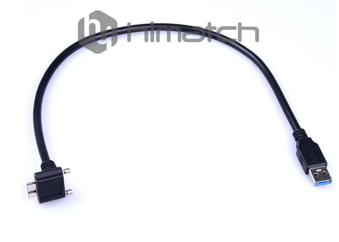 USB 3.0 a Male to Micro B Cable with Locking Screw for Industrial Camera