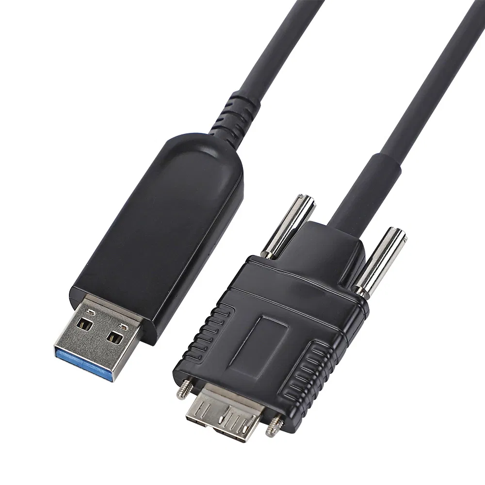 USB 3.0 a to Micro B Aoc Cable 50m 5gbps High Durable Bending Cable