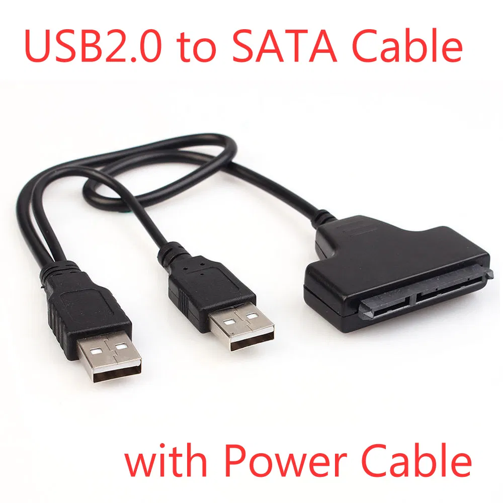 USB 3.0 to SATA Converter Adapter Cable for 2.5′ HDD SSD Laptop with USB Power Cable