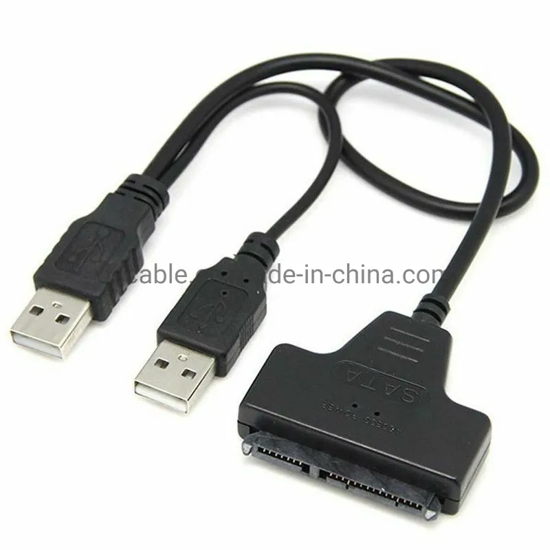 USB 3.0 to SATA Converter Adapter Cable for 2.5′ HDD SSD Laptop with USB Power Cable