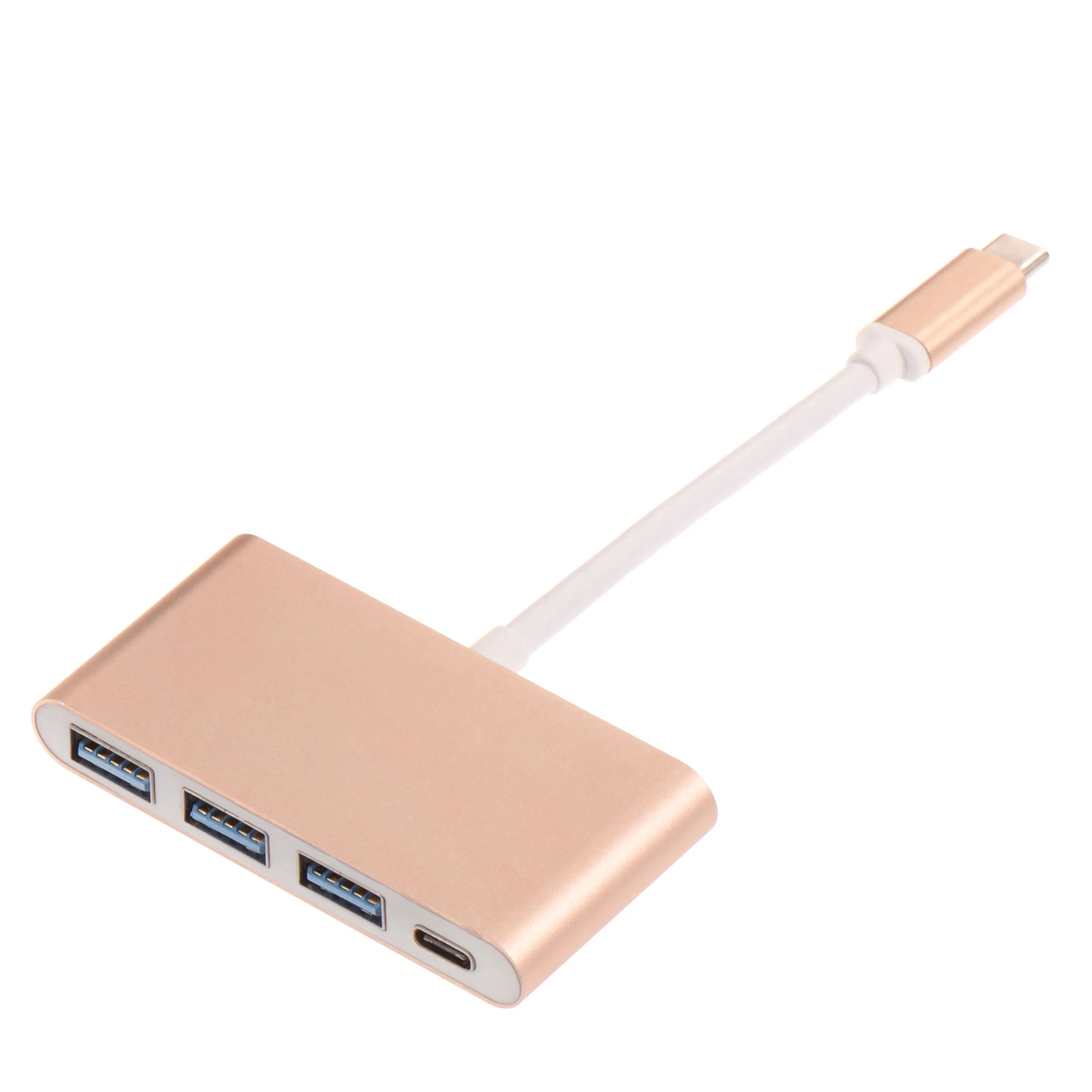 USB Cm (TYPE C) to USB3.0X3 +Type C F