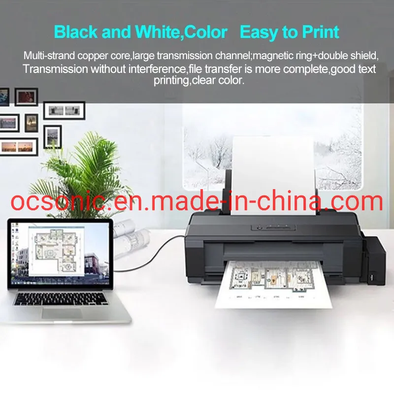 USB Printer Cable Type a to Type B Male 1m 1.8m 3m 5m Type B Port