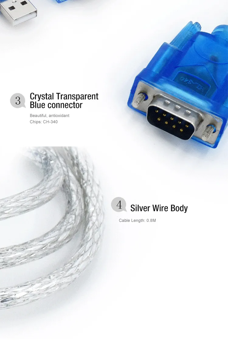 USB-RS232p USB 2.0 to RS232 dB9 Serial Device