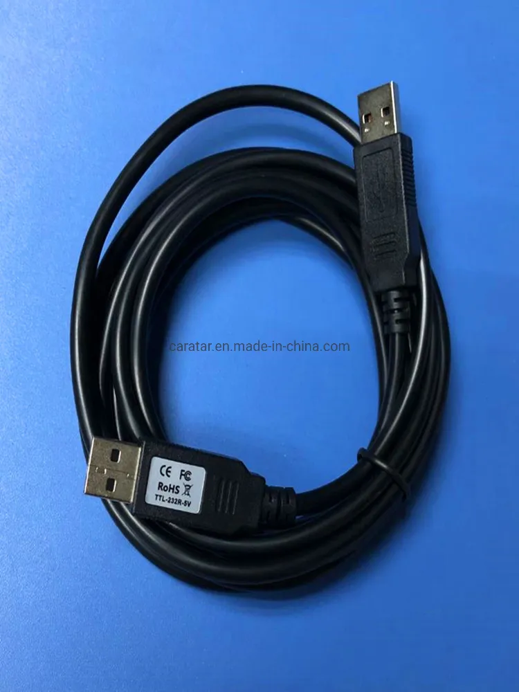 USB to USB Null Modem Cable USB Nmc-2.5m Serial RS232 Data Communication Transfer File Between 2 PCS Ftdi Chip