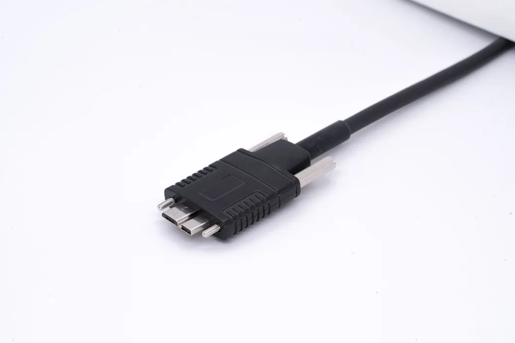 USB3.0 Super Speed Aoc Fiber Optic Cable USB Am/Af 50m Black