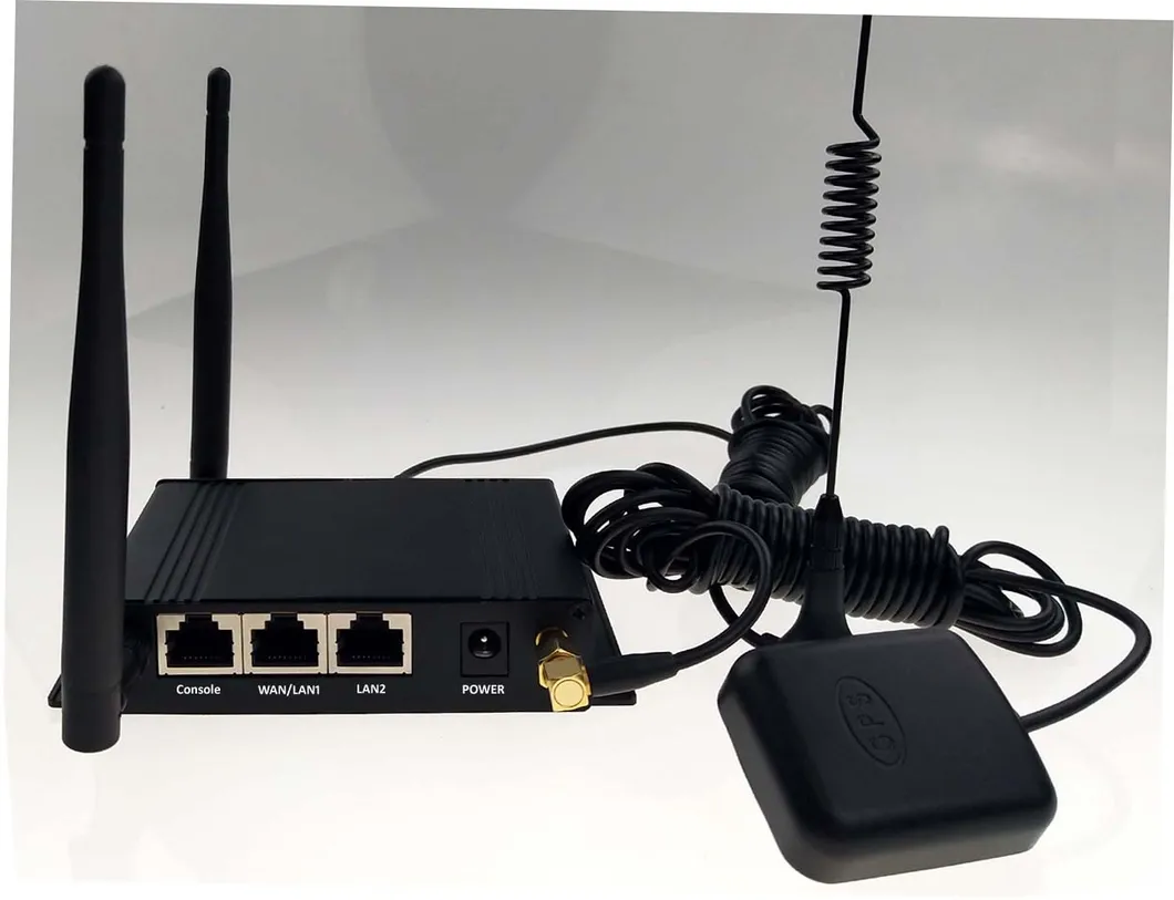 WiFi 4G Lte Industrial Router with GPS Antenna FDD B42 B43 B28 WiFi 300Mbps Hotspot