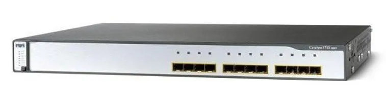 WS-C3750G-12S-S 3750 Switch 12-Port SFP Catalyst switch 3750 12 SFP + IPB Image