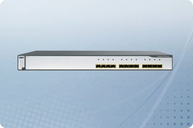 WS -C3750G-12S-S 3750 Switch 12-Port SFP Catalyst switch 3750 12 SFP + IPB Image